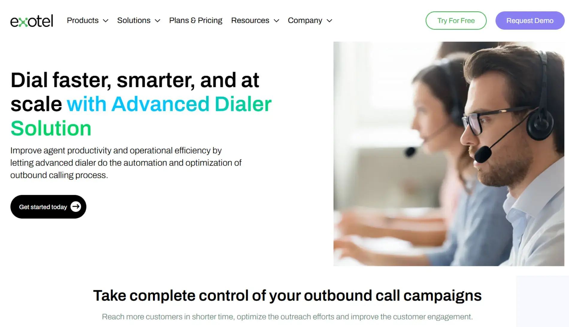 Exotel Auto Dialer